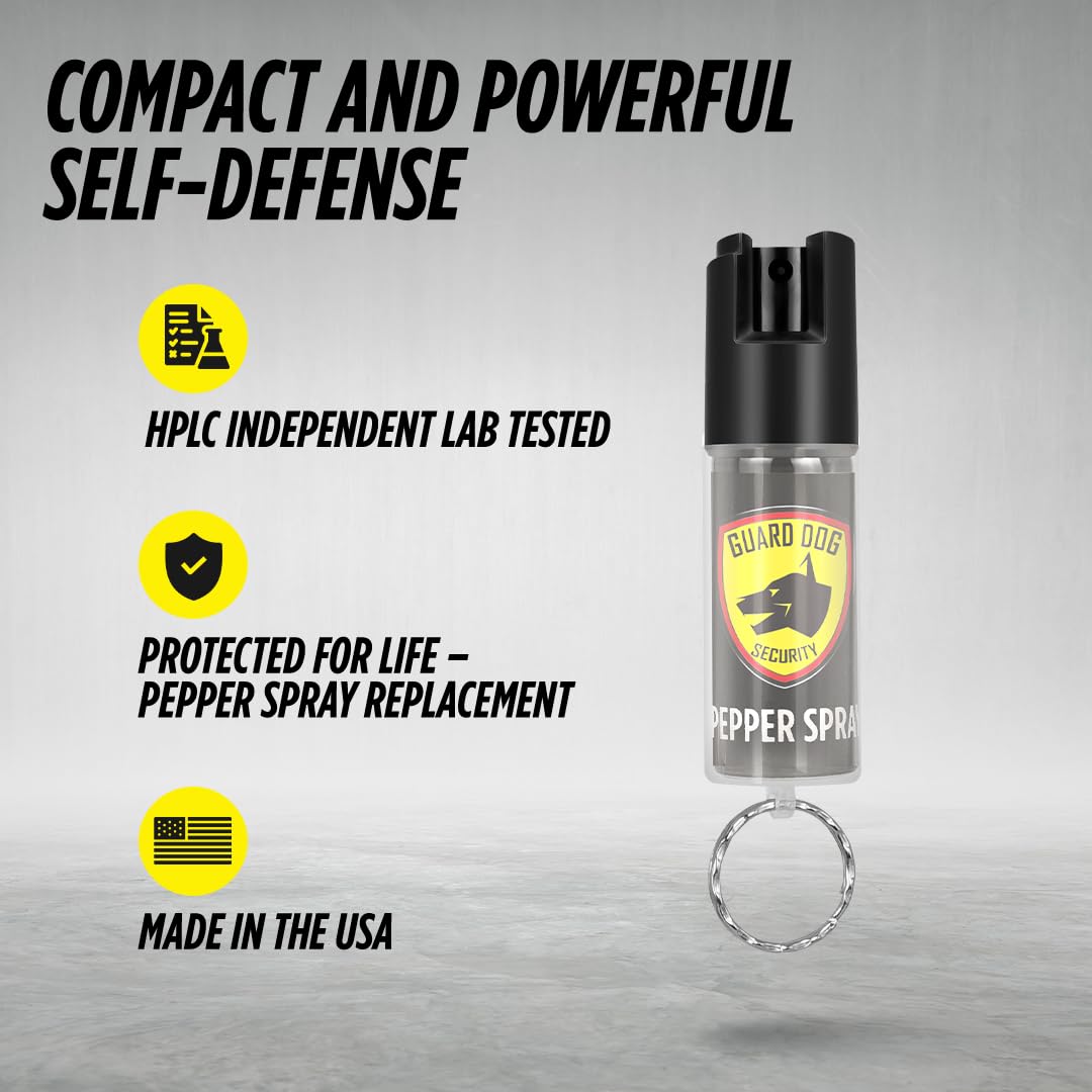 Guard Dog Security Pepper Spray Keychain-Made in the USA