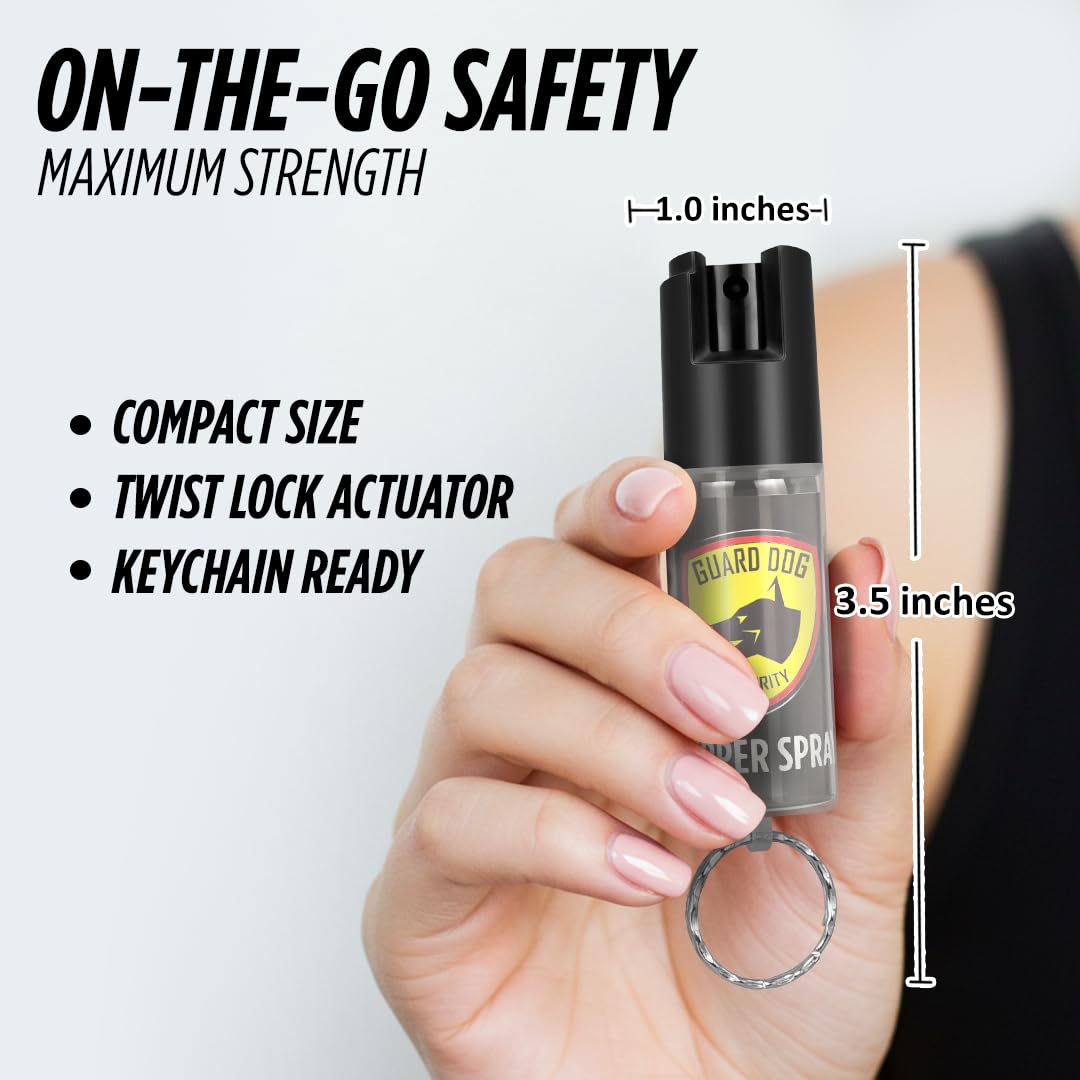 Guard Dog Security Pepper Spray Keychain-Made in the USA