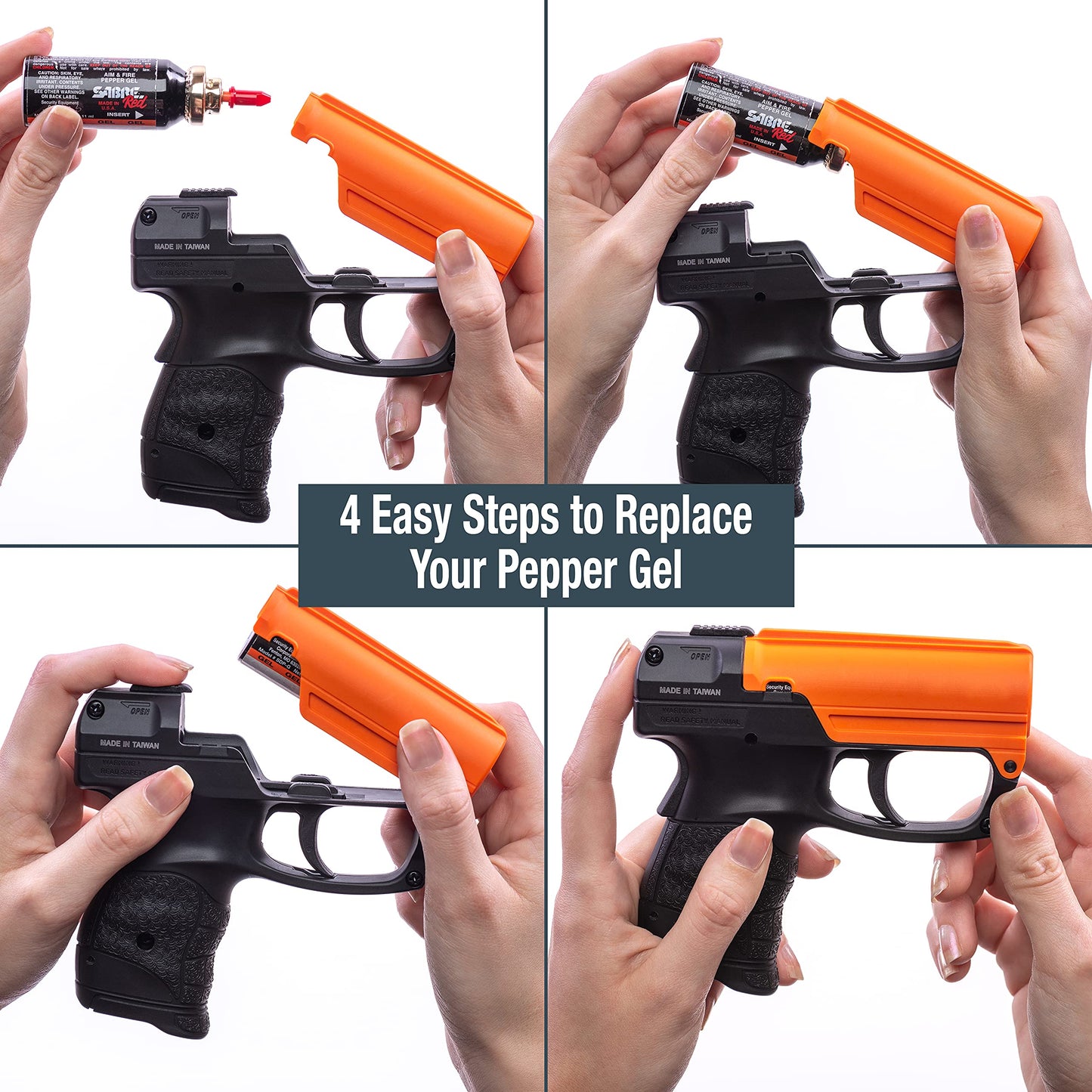 Refill Pepper Spray Canister for Sabre Pepper Spray Gun