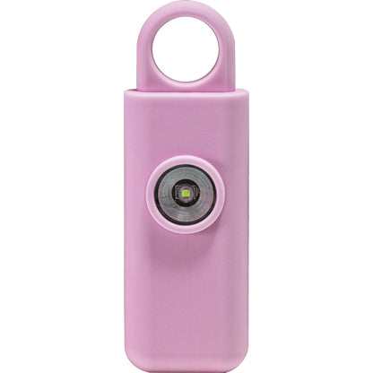 Pink Safety Technology personal alarm for elderly, children, and students, with a compact design and emergency alert button.