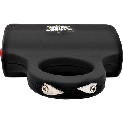 Black Streetwise The Sting stun gun with ergonomic grip and safety switch, compact self-defense device for personal safety.
