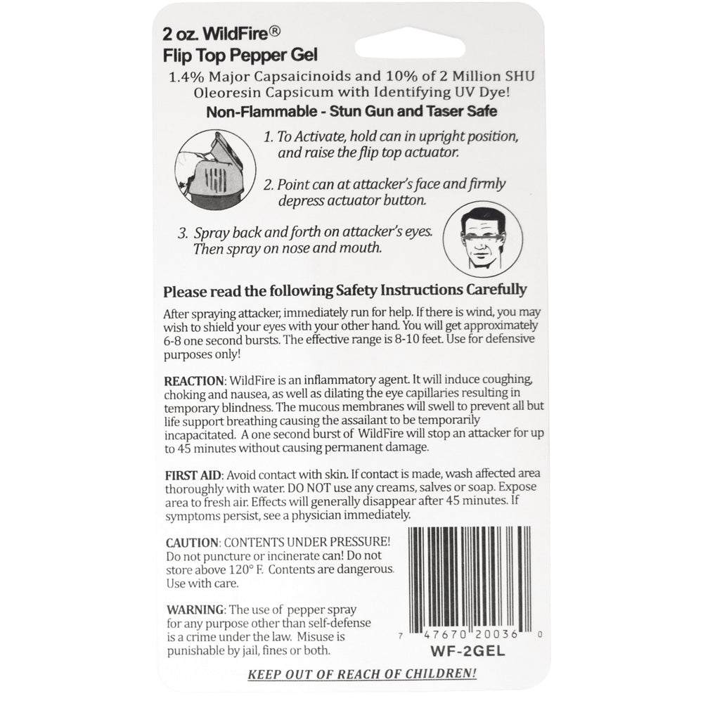 2 oz Sticky Pepper Spray Gel